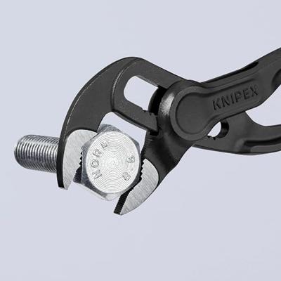 Knipex Cobra® XS Pijp- en Waterpomptang | 100 mm Lengte | Ruwe Oppervlakken | Reliëf | Grijs Geatramenteerd - 87 00 100 BK - thumbnail