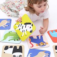 Banana Panda - grote memory spel wilde dieren - 24st. - thumbnail