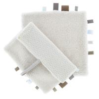 Snoozebaby knuffeldoekje Sweet Dreaming Stone Beige - thumbnail