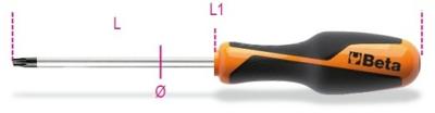 Beta Schroevendraaier voor schroeven met Torx® profiel 1267TX 05 - 012670005