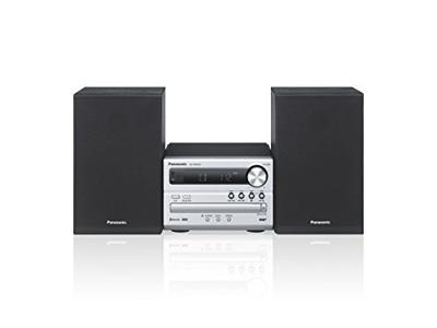 Panasonic SC-PM254EG-S Stereoset Bluetooth, CD, DAB+, FM, USB 2 x 10 W Zwart, Zilver - thumbnail