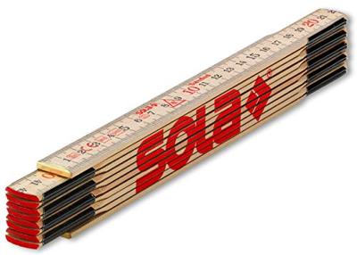 Sola vouwduimstok hout 2mtr/10-ledig h2/10, naturel, eg-klasse 3 h2/10 sb (h59-2-10) - 53010201 - 53010201 Sola vouwduimstok hout 2mtr/10-ledig h2/10, naturel, eg-klasse 3 h2/10 sb (h59-2-10) - 53010201 - 53010201