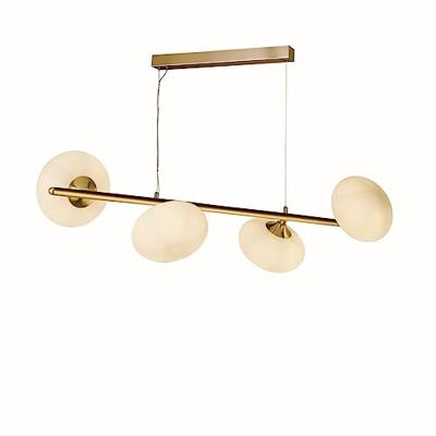 Searchlight Gouden hanglampPebble 4-lichts - 94041-4GO