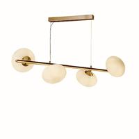 Searchlight Gouden hanglampPebble 4-lichts - 94041-4GO - thumbnail
