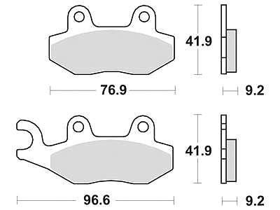 TRW bremsbelag "mcb 689" brake pads organ. mcb 689 TRW bremsbelag "mcb 689" brake pads organ. mcb 689