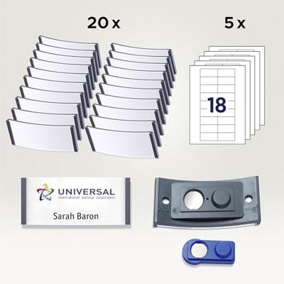 Avery-Zweckform POL30MA02-20DR Naamplaatje (b x h) 70 mm x 30 mm 20 stuk(s)