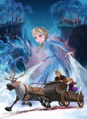 Ravensburger legpuzzel xxl disney frozen 2 het mysterieuze bos, 200st.