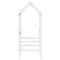 Kinderbedhuisje 118x70x176,5 cm massief grenenhout wit - thumbnail