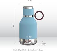 Asobu Drinkfles 1000 ml RVS SDB1 BLUE SDB1 blue - thumbnail
