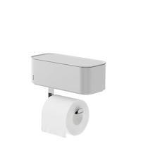 Tiger Toiletrolhouder 2-Store met Opbergbakje 25 cm Wit - thumbnail