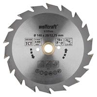 Wolfcraft Handcirkelzaagblad | HM | 18 Zähne | Ø140mm | 1 stuk - 6359000 - thumbnail