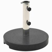 VidaXL Parasolvoet rond 20 kg graniet zwart - thumbnail