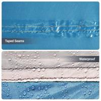 Tenten met dak Blauw 220 x 233 x 184 cm Polyester - thumbnail