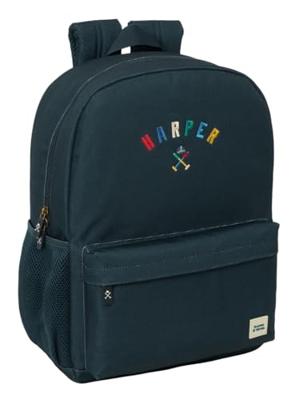 Schoolrugzak Harper & Neyer Marineblauw 32 x 43 x 14 cm
