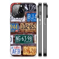 iPhone 14 Pro Max Silicone Back Case Kentekenplaten - thumbnail