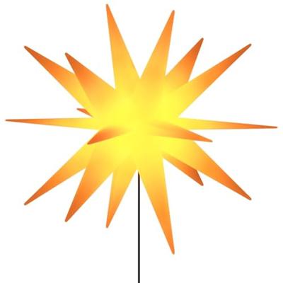 VidaXL Kerstlampen met grondpin en led's 3 st 57 cm geel VidaXL Kerstlampen met grondpin en led's 3 st 57 cm geel