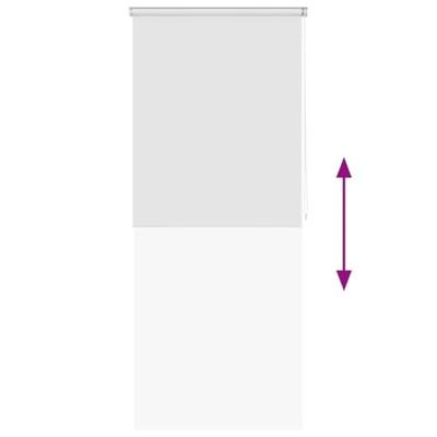 Rolgordijn voor douche 80x240 cm wit