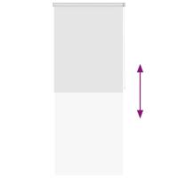 Rolgordijn voor douche 80x240 cm wit - thumbnail