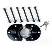 Kasp K50073A Bestelwagenslot 216 mm Verschillend sluitend Zilver-zwart Sleutelslot - thumbnail