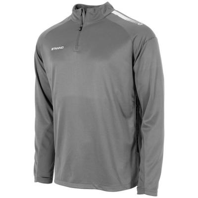 Stanno 408026 First Quarter Zip Top - Grey-Black - S