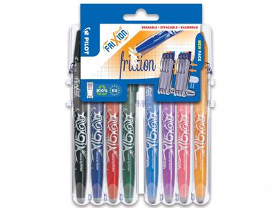 Rollerpen pilot frixion bl-fr7 m set2go 8st ass