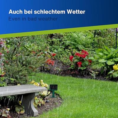 REV 0595009555 Buitenstopcontact 4-voudig Zwart, Groen Met grondspies - thumbnail