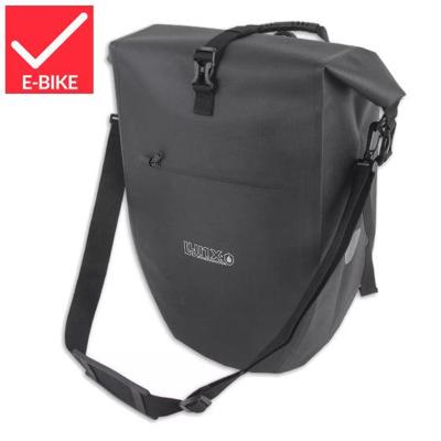 Lynx fietstas enkel tpu 28l zwart waterdicht e-bike hayes