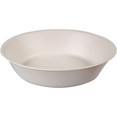 Goldplast Bord | diep bord | Mineral | reusable | onbreekbaar | rond | 1-vaks | pP | Ø17.5cm | taupe | 54 stuks