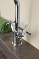 Ben Accross Wastafelkraan draaibaar chroom - thumbnail