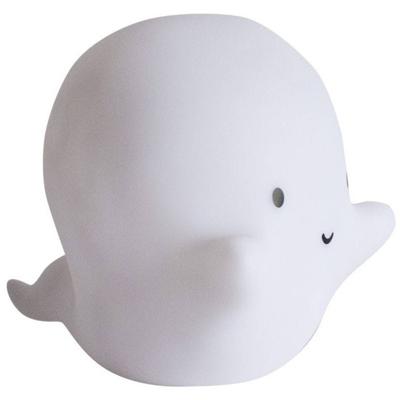 A Little Lovely Company nachtlamp Spookje junior 13 cm PVC wit A Little Lovely Company nachtlamp Spookje junior 13 cm PVC wit
