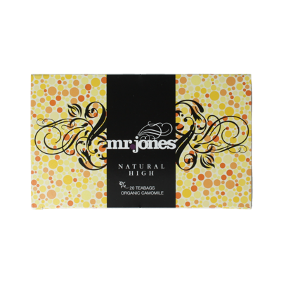 Mr. Jones Natural high kamille bio 20 Zakjes Mr. Jones Natural high kamille bio 20 Zakjes