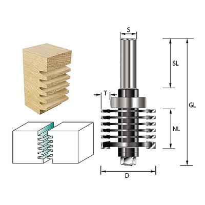 ENT Verlijmgarnituur HM A40mm kolf 12mm - 7916320 - 7916320