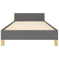 Bedframe zonder matras 90x190 cm stof donkergrijs - thumbnail