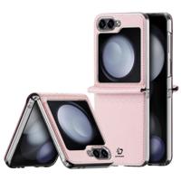 Dux Ducis Samsung Galaxy Z Flip 7 FE / Z Flip6 Leren hoes - backcover - Roze - thumbnail