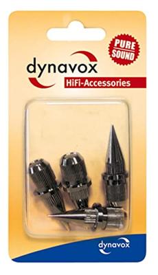 Dynavox SPIKES 4 STUKS ZWART