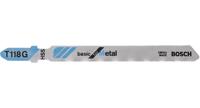 Bosch decoupeerzaagbladen [5x] - T118G - metaal - 2608631012 - thumbnail