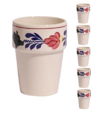 Boerenbont Melkbeker Sonja - set van 6 stuks Boerenbont Melkbeker Sonja - set van 6 stuks