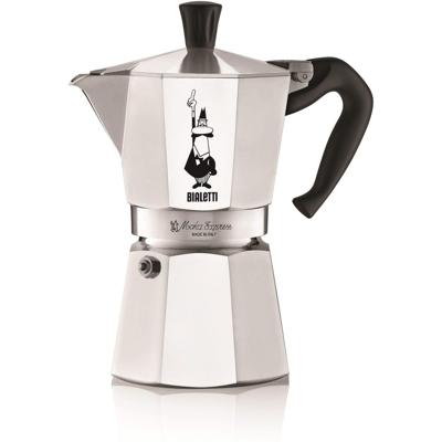 Italiaans koffiezetapparaat - BIALETTI - MOKA EXPRESS - 6 kopjes - 0,30 L - Zilver