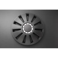 AutoStyle wieldoppen Silverstone Pro 17 inch ABS zwart set van 4 - thumbnail