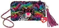 Ty Plush - Sequin Square Purse - Dotty the Leopard (TY95145) - thumbnail
