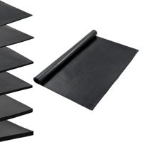 Vloermat anti-slip 1 mm glad 1,2x2 m rubber - thumbnail
