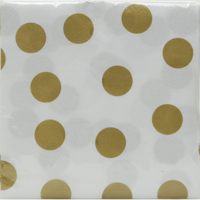 HEMA Servetten 33x33 Gouden Stip 20 Stuks bij Jumbo - thumbnail