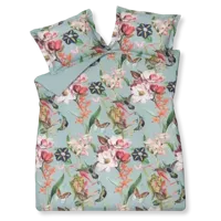 Vandyck Vandyck Flower Mix pearlblue Kussensloop (60x70) - thumbnail