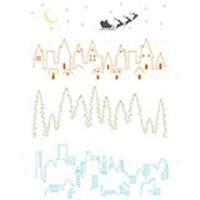 Sizzix • clear stamp set a5 cosmopolitan the view 6pcs - thumbnail