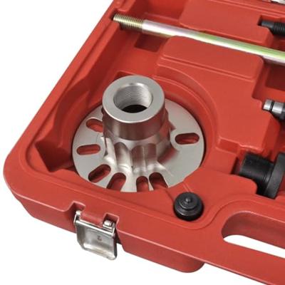 VidaXL Hydraulische wielnaaftrekker met hamer set 10 ton
