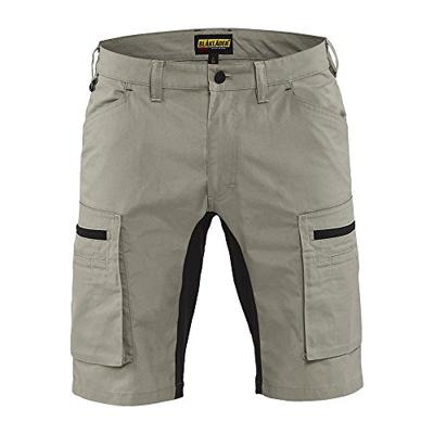 Blåkläder Service short stretch 14491845 | Stone/Zwart | Maat 54 - 7330509535707