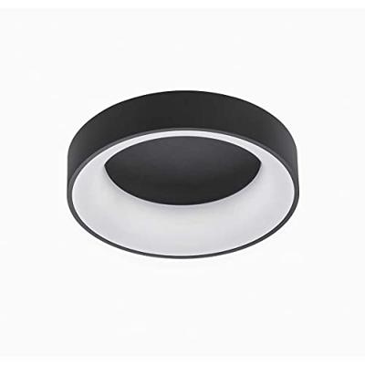 Deco Plafondlamp zwart Ø 45 cm met afstandsbediening - Dimbaar wit licht - Achtergrondverlichting