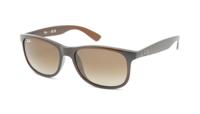 Zonnebril Ray-Ban ANDY 0RB4202 607313 55 Mat Bruin - thumbnail