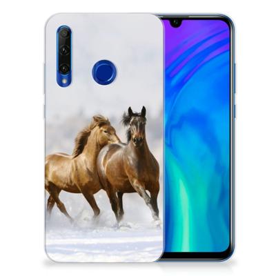 Honor 20 Lite | TPU Hoesje | Paarden Honor 20 Lite | TPU Hoesje | Paarden