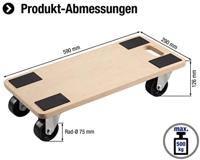 Metafranc WU0822120 Transportroller Multiplex Laadvermogen (max.): 500 kg 590 m x 290 mm x 126 mm Aantal rollers 4 - thumbnail